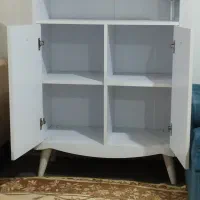 کتابخانه سفید نو یه ماهه خریداری شده|کتابخانه، شلف، قفسه‌های دیواری|اردبیل, |دیوار