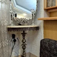آینه شمعدان برنجی