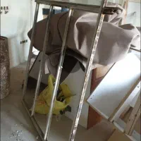 500 کیلو درب پنجره و قوطی پروفیل و ضایعات