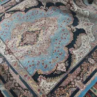 فرش۱۲متری ابریشم گونه دستباف نما