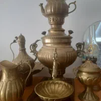 ست سماوربرنجی|کلکسیون اشیاء عتیقه|خرمآباد, |دیوار
