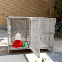 قفس آهنی محکم کبوتر مرغ وانواع پرندهای