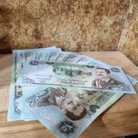 اسکناس های قدیمی و در حد اک کشور عراق تصویر صدام|کلکسیون سکه، تمبر، اسکناس|آبادان, |دیوار