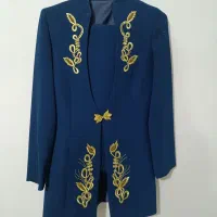 کت و شلوار مجلسی آبی نفتی