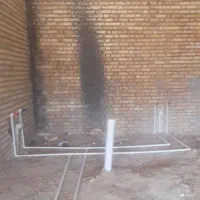 تاسیسات ساختمانی) (لوله کشی آب وفاضلاب)|خدمات پیشه و مهارت|ایذه, |دیوار