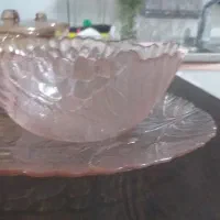 ست زیرو رو شیرینی و میوه خوری قدیمی