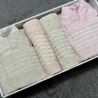 سرویس حوله دوقلو کوتون|سفره، حوله، دستمال آشپزخانه|یاسوج, |دیوار