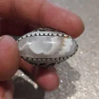 انگشتر شجر با نقش الله روی خود سنگ