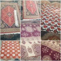 فرش ست ۴ متری  ۱.۵ متری + روفرشی یزدی ۹ متری
