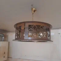 لوستر سالم نو  ع لامپ تمیز