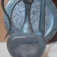 آفتابه و سینی مسی قدیمی