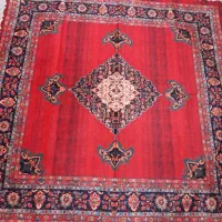 رومیزی قرمز یلدایی