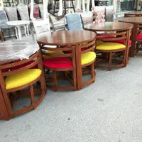 میز ناهارخوری کمجا گرد