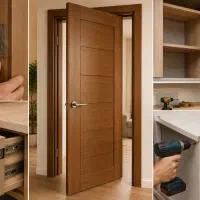نصب و تعمیر درب ،کمد دیواری و کابینت