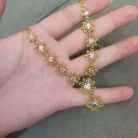 گردنبند و انگشتر و گوشواره طلا