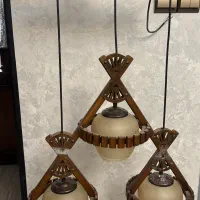 لوستر چوبی