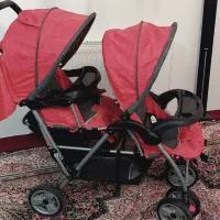 کالسکه دوقلو تاشو ایون فلو evenflo