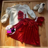 خرید مستقیم از تولیدی فقط پیراهن دخترانه ۴۹۹|کفش و لباس بچه|قم, نخودی|دیوار