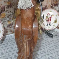 مجسمه چوبی قدیمی|مجسمه، تندیس، ماکت|مشکین‌دشت, |دیوار