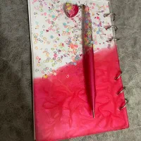 استند خودکار دفتر شانه ایینه شمعدان رزینی