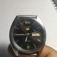 ساعت Seiko 5 صحفه مشکی طلایی