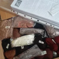 فروش  نخ و نقشه تابلو فرش گل و گلدان