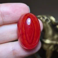 نگین سنگ عقیق درشت معدنی نمونه خاص