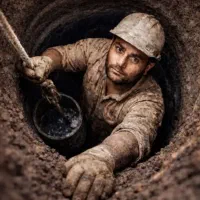 چاهکن لایروبی چاه فاضلاب مقنی چاکن سیار سراسرمشهد