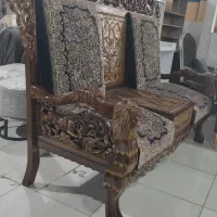 مبل قالی چوب گردو ضمانتی