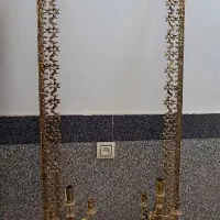 میزکنسول برنزایستاده همراه با دوشمعدان