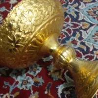 جام پایه دار قدیمی فلزی|کلکسیون اشیاء عتیقه|شیراز, شهدای شهرک سعدی|دیوار