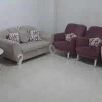 مبل راحتی ۷ نفره با جلو مبلی های رایگان