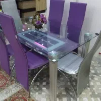 میز نهار خوری خارجی ۶ نفره|میز و صندلی غذاخوری|فولادشهر, C4|دیوار