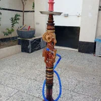 یکعدد قلیان تنه چوبی