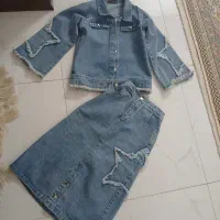 کت و دامن لی دخترانه|کفش و لباس بچه|قم, انسجام|دیوار