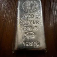 شمش نقره ۱ کیلو ندیر زیر قیمت
