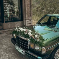 خدمات دیزاین ماشین عروس و دسته گل عروس