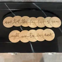 برای عکاسی کودک/دیسک های ماهگرد مینیمال ۱۰سانت