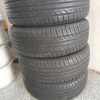 لاستیک پژو سایز15وسایز 14 فاق کوتاه ماشین پنوماتیک