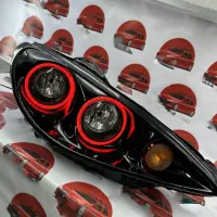 چراغ مورتی نئون دار مشکی پیانویی کاملا نو و آکبند