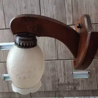 4 عدد دیوار کوب چوبی