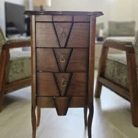میز تلفن چوبی نو