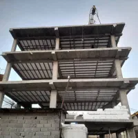 ارماتوربندی .اجرای سقف و استخر