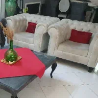 دو عدد مبل تکی چستر|مبلمان خانگی و میز عسلی|مشهد, حجت|دیوار