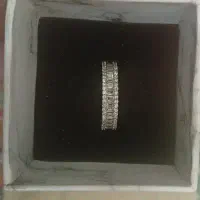 انگشتر نقره عیار ۹۲۵ نگین دار  نو استفاده نشده