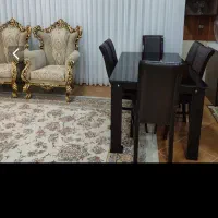 میز شش نفره ی نهار خوری