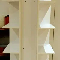 قفسه فلزی و ام دی اف|کتابخانه، شلف، قفسه‌های دیواری|یزد, |دیوار