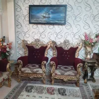 مبلمان ۶نفره استیل|مبلمان خانگی و میز عسلی|کرج, حسن آباد|دیوار