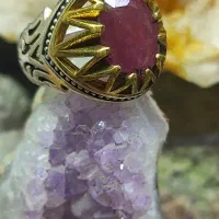 انگشتر یاقوت سرخ افریقایی جواهری کد ۱۴۹۳|جواهرات|اصفهان, شیخ اشراق|دیوار