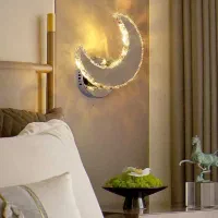 لوستر الماس. کهکشانی دیوار کوب مدل ماه. AC light|لوستر و چراغ آویز|تهران, سنگلج (شاپور)|دیوار